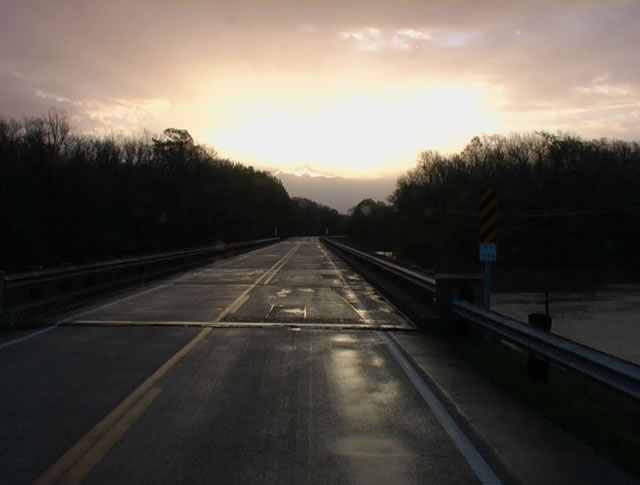 Sunrise at the Hwy 17 bridge over Bayou De View